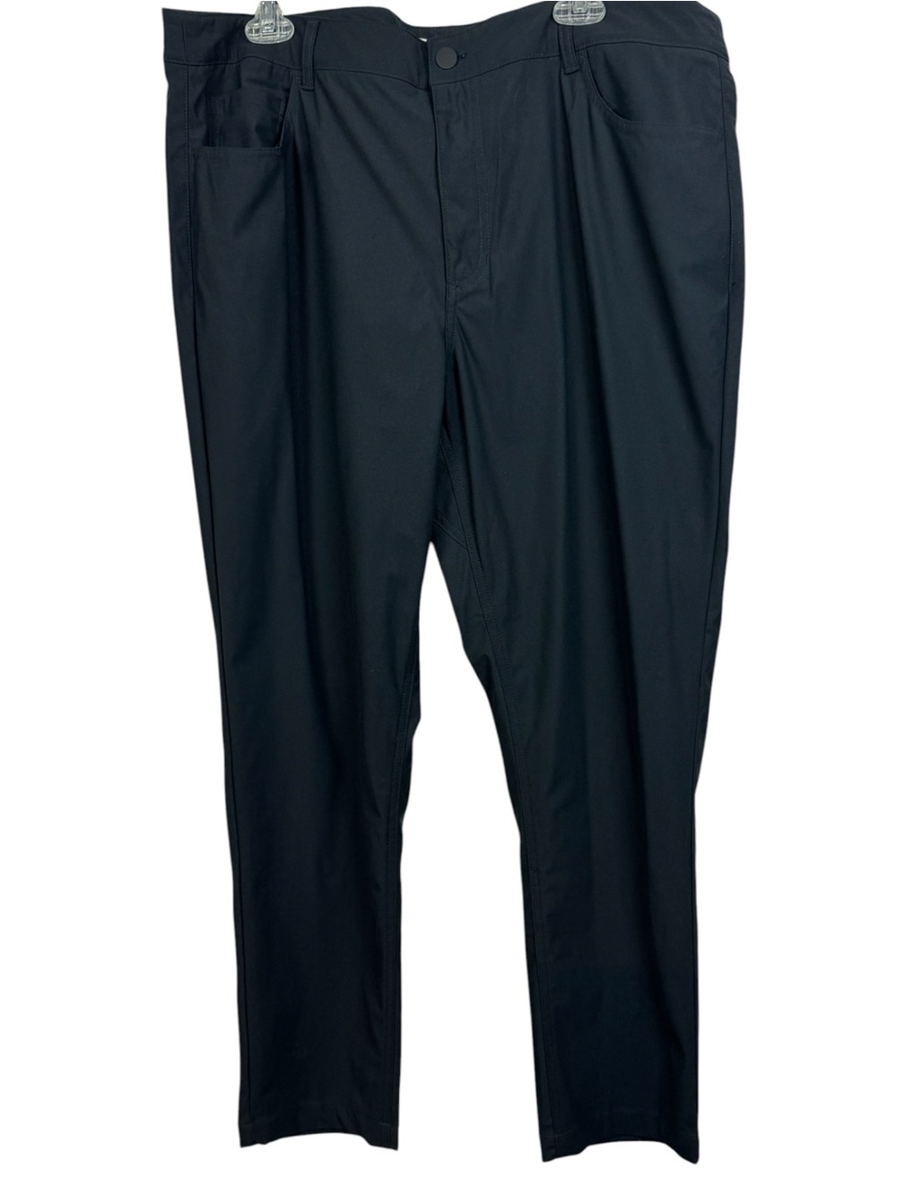 THOM AARON Pants Mens 40 X 30 Black Performance Stretch Casual
